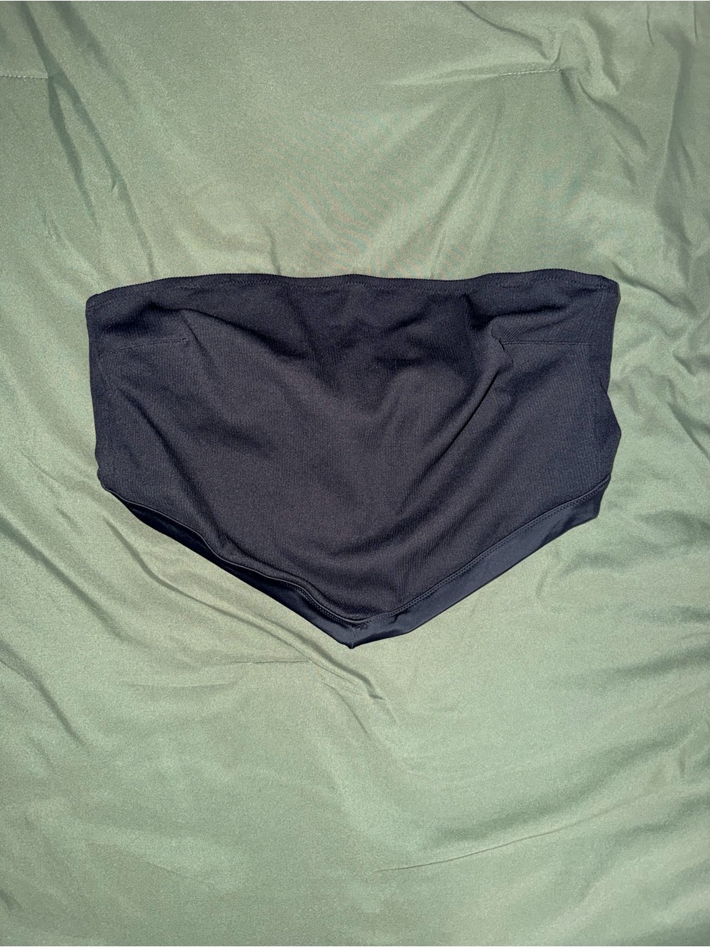 aerie Black Bandeau Bathing suit top